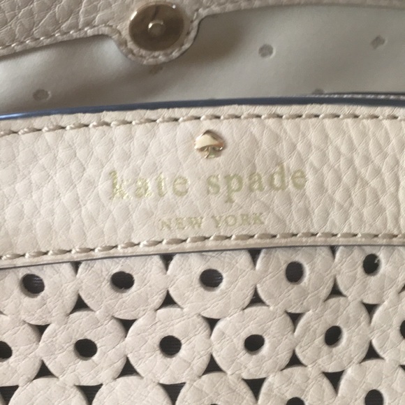 Kate Spade ♠️ Sloan Mercer Isle Perforated Satchel - Picture 2 of 8